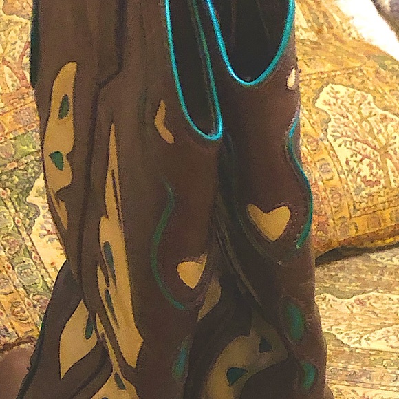 Nine West Leather Western Boots. Woman’s Size  9 - Picture 11 of 15